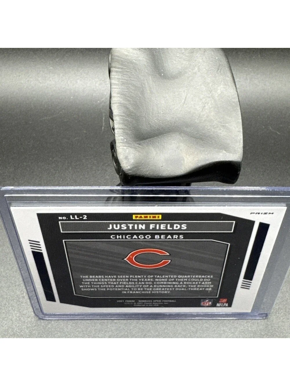 Justin Fields Legendary Logos Optic No. LL-2 Panini 2021 Rookie